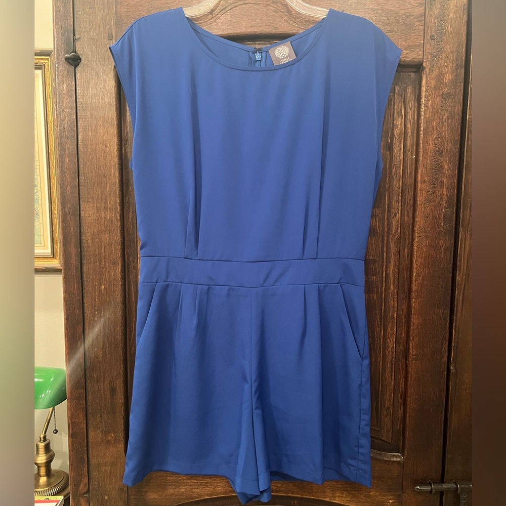 Vince Camuto Elegant Blue Romper